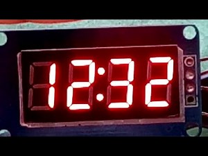How to make digital clock using tm1637 IC driven 7 segment display