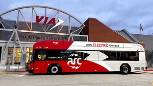 VIA debuts new electric buses