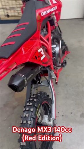 Denago MX3 Red Edition for sale #denago #140cc #pitbike #pitbikelife #pitbikeforsale