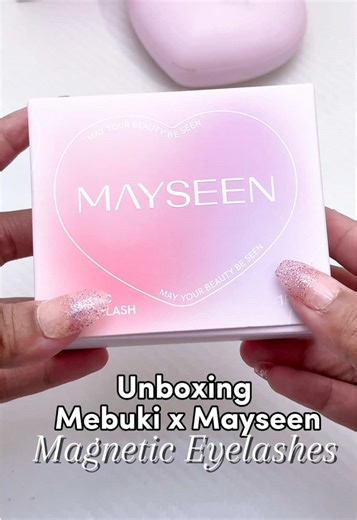 Unboxing magnetic Mebuki x Mayseen ! Waw 😱👀 #mayseen #mebuki x Mayseen #lash #bulumata #magneticlashes