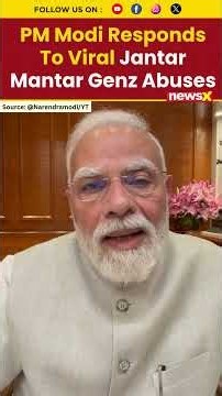 PM Modi Posts Emotional Video After Protest Abuse Controversy #pmmodi #jantarmantar #genzprotest
