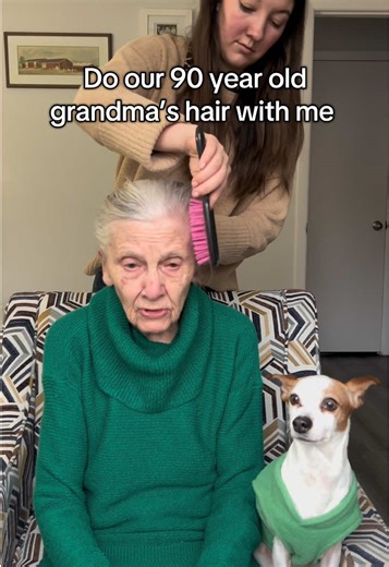 We attempted to recreate the hairstyle @vivi had in a video of her showing her “outfit of my day”. I just saw she made us a tutorial so we are going to reattempt in a few days!