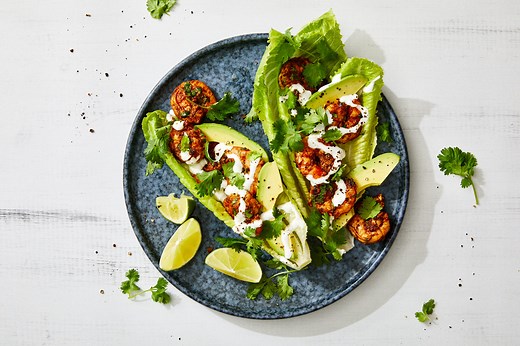 These Cilantro-Lime Shrimp Wraps Come Together In Under 30 Minutes