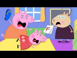 Peppa Is A Bad Student, Right? | Peppa Pig Funny Animation