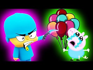 7 Pocoyo & Peppa "Go Away & Crying" Sound Variations in 42 Seconds