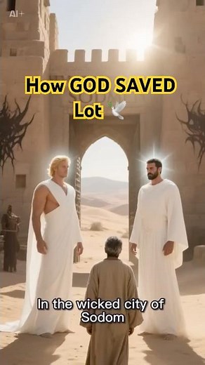 Divine Rescue: How God Saved Lot | Genesis 19 Bible Story #biblestories #faith #christianstories