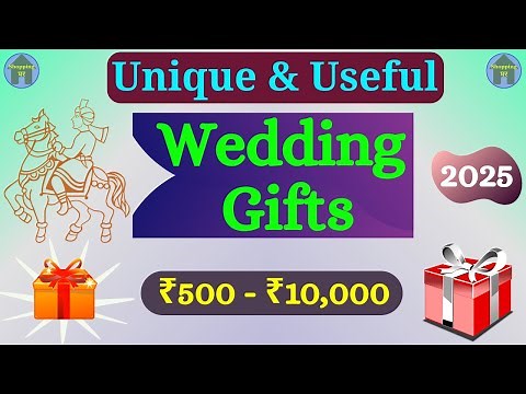 Best Wedding Gift for Couples in 2025 ⚡ Unique and Useful Marriage Gifts in India