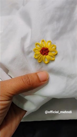 shirt embroidery 🪡#embroidery #embroiderydesigns #embroiderydesign