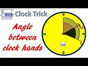 How to find Angle between minute hand & second hand - Clock Angle Problem