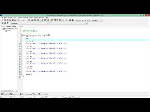 C - Assignment Operators