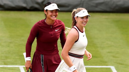Queen's Club 2025: Emma Raducanu, Katie Boulter win opening doubles clash