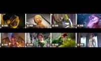 Mix of 8 videos from youtube : Shrek (2001) Movie Clips/Scenes