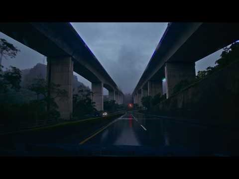 4K Rainy Drive | Wenshan District, Taipei | City & Mountains | No Talking, Pure Ambience
