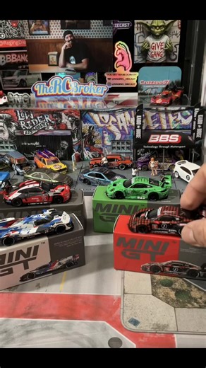 With the 2026 IMSA season just kicking off, figured I’d share a few of my favorite 1/64 scale diecast cars🔥🔥 #imsa #racing #minigt #diecast #diecastcollectors