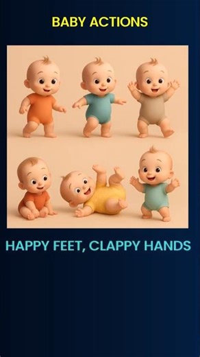 Baby's Actions in English and Tamil | Vocabulary