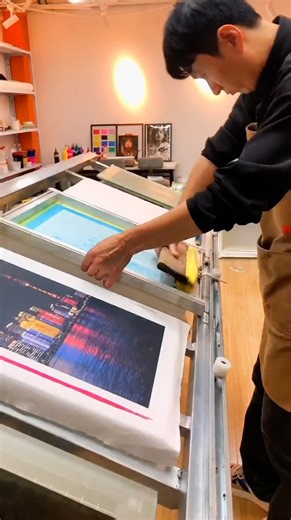 Artists Universum 🖌️ on Instagram: "Blues is an artist who works with CMYK color separation printing, a technique based on the four printing colors: cyan, magenta, yellow and black. Instead of painting a final image directly, he separates it into these four color layers, then prints or applies them one by one. When the layers overlap, the full image appears, built entirely from dots, shifts and color interaction. The magic lies in the process. Each color looks incomplete on its own, but togethe