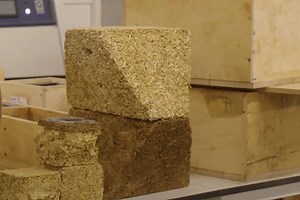 Sugarcrete, des briques emboîtables fabriquées à partir des déchets de canne à sucre