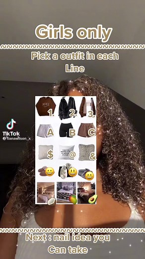 Pick a outfit frome each line.@tianawxx #girlonly #outfit