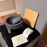 Traditional Molcajete Mexicano Volcanic Rock Mortar and Pestle Set Handmade of Authentic Lava Rock in Puebla Mexico Guacamole Bowl Cutting Board Included Molcajete Bowl de Piedra Volcanica