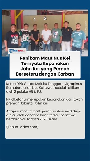 Pelaku Penikaman Nus Kei hingga Tewas Ternyata Atlet MMA Sekaligus Keponakan John Kei