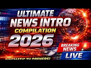 Ultimate News Intro Compilation 2026 🔴 8 Minutes of Cinematic Professional TV Broadcast Openers 🚨
