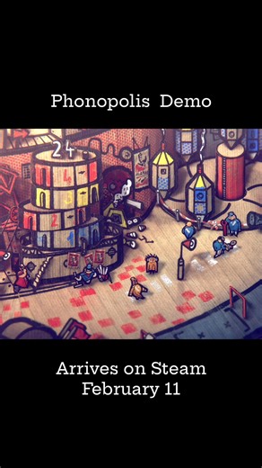 Phonopolis Demo arrives on Steam on February 11! 📣 | Amanita Design