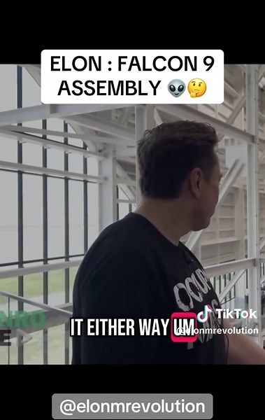 Elon Musk Explains Falcon 9 Assembly Process