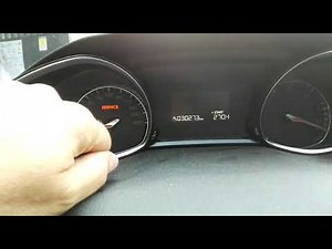 Comment réinitialiser le service Peugeot 308