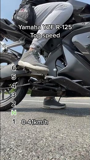 Yamaha YZF R125 top speed
