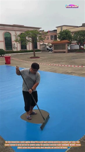 The Art of Sports Court Surface Application
