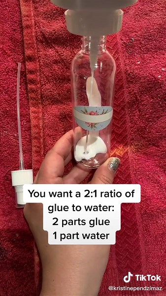 DIY Glitter Glue Sealing Spray Tutorial