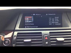 MDrive X5 E70 options after coding.