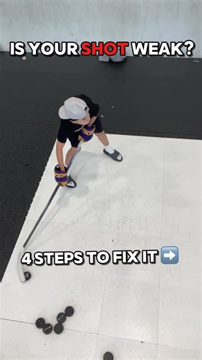 Jeffrey Hajner | Youth Hockey Training on Instagram: "If your shot feels weak, this post is for you. Train these 4 and watch your shot power increase. 1️⃣ Pull the puck into your feet 2️⃣ Push your top hand away 3️⃣ Transfer your weight forward 4️⃣ Flex the stick behind the puck Power actually comes from: ✔️ Loading pressure from the toe ✔️ Weight shift ✔️ Stick flex timing Practice technique vs aimless shooting. 1 step backwards for 2 steps forwards. Save this and fix it at your next ice time.