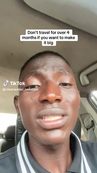 Don’t travel for over 4 months if you want to make it big