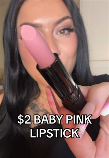 $2 Baby Pink Lipstick Review — Wet n Wild Silk Finish