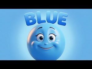 The BLUE Color Song | Kids Learn Colors