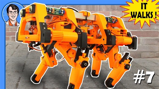 Mini Robot Dog #7 - WALKING DYNAMICALLY