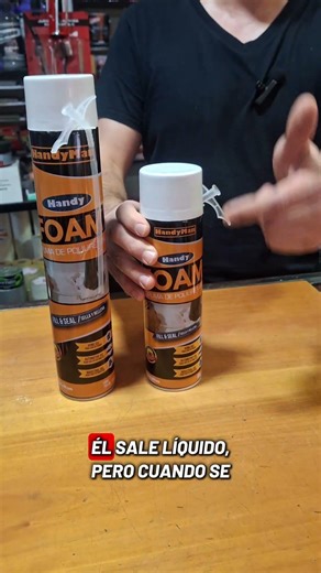 DIY espuma expansiva de poliuretano en spray