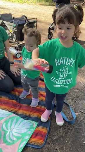 DIY Rain stick nature craft