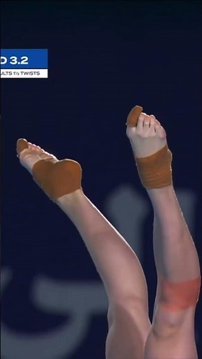 A prefect no splash handstand dive from Chinese olympian diver #worldchampion #chinesediver #diving