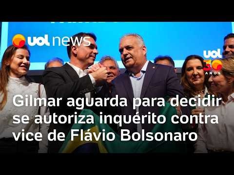 Flávio Bolsonaro may have an investigated running mate; Gilmar awaits PF and PGR to decide