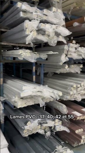 Lame volet roulant alu et PVC sur mesure Livraison rapide 2 à 4 jours