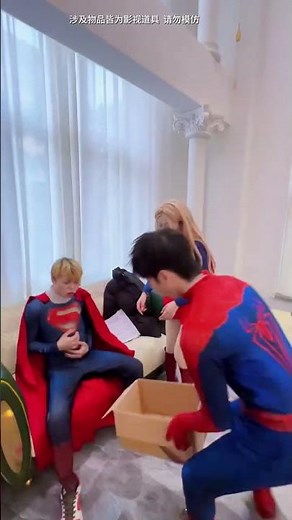 Superman is pregnant?#superman #spiderman #supergirl