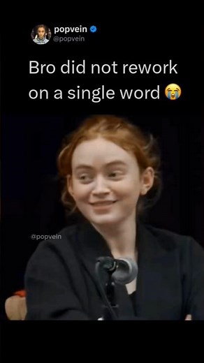 The duffer brothers did not rework on a single word from Robin lines 😭