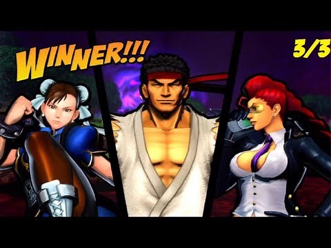 Ultimate Marvel vs Capcom 3 Arcade Mode Ending Credits (Ryu, Chun-Li, C. Viper Pt. 3/3)