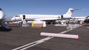Business jets arrive in Las Vegas for big business aviation convention