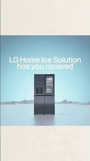 LG Home Ice Solution | LG ThinQ™ App Checks & Manages Ice Anytime, Anywhere