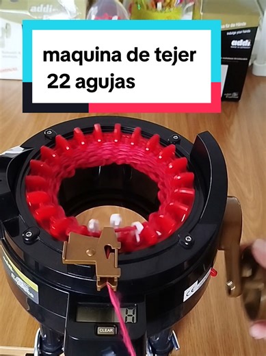 Maquina de Tejer de 22 Agujas Addi: Tutorial Completo