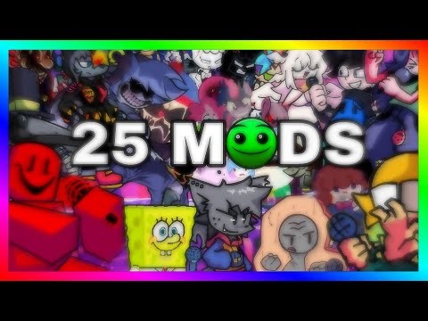 🔥25 MODS FOR FNF MOBILE AND PC