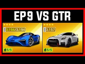 Asphalt 9 MAX Nio EP9 VS MAX Nissan GTR
